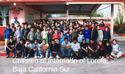 Children of Internado of Loreto Baja California Sur